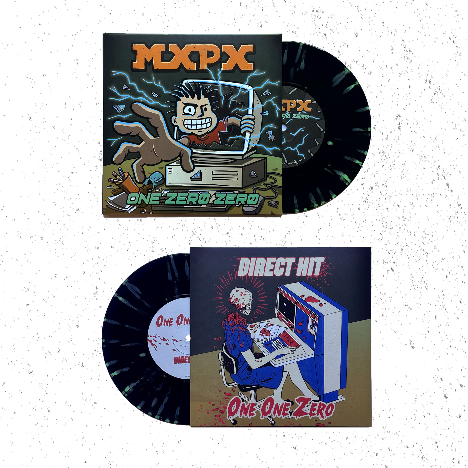 VINYL - 7" - ONE ZERO ZERO - MxPx/DIRECT HIT SPLIT