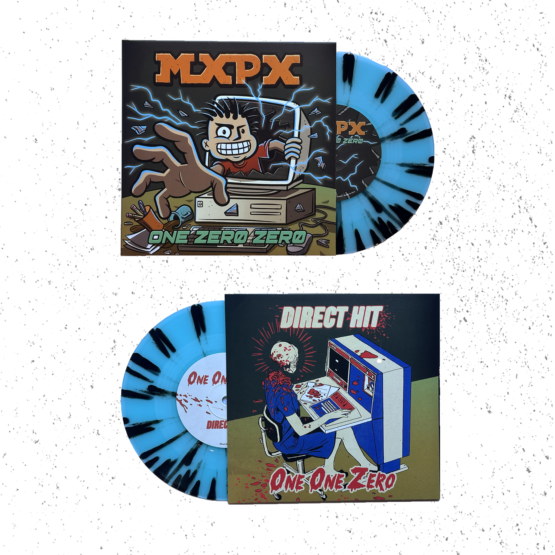 VINYL - 7" - ONE ZERO ZERO - MxPx/DIRECT HIT SPLIT
