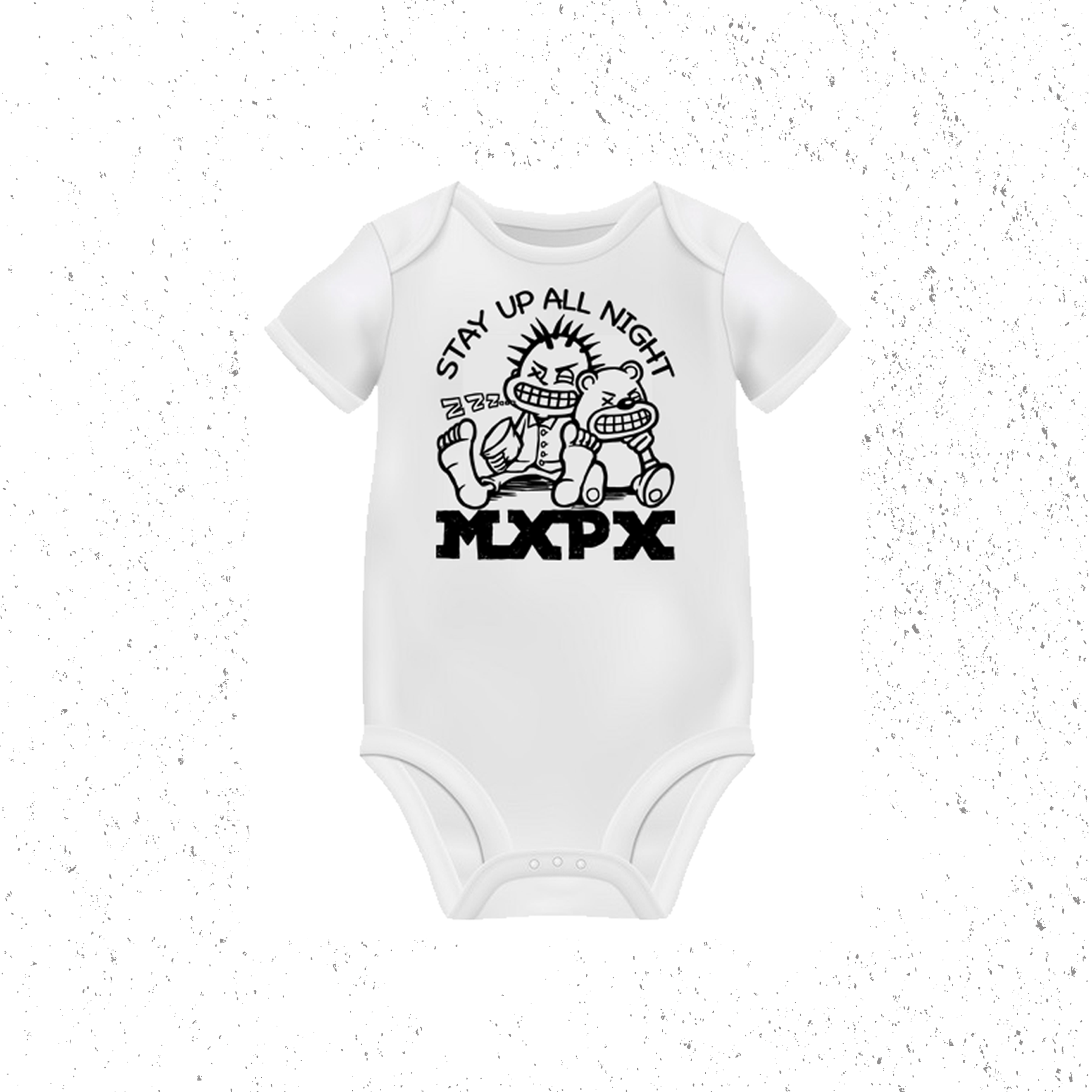 KIDS T SHIRT - STAY UP ALL NIGHT ONESIE