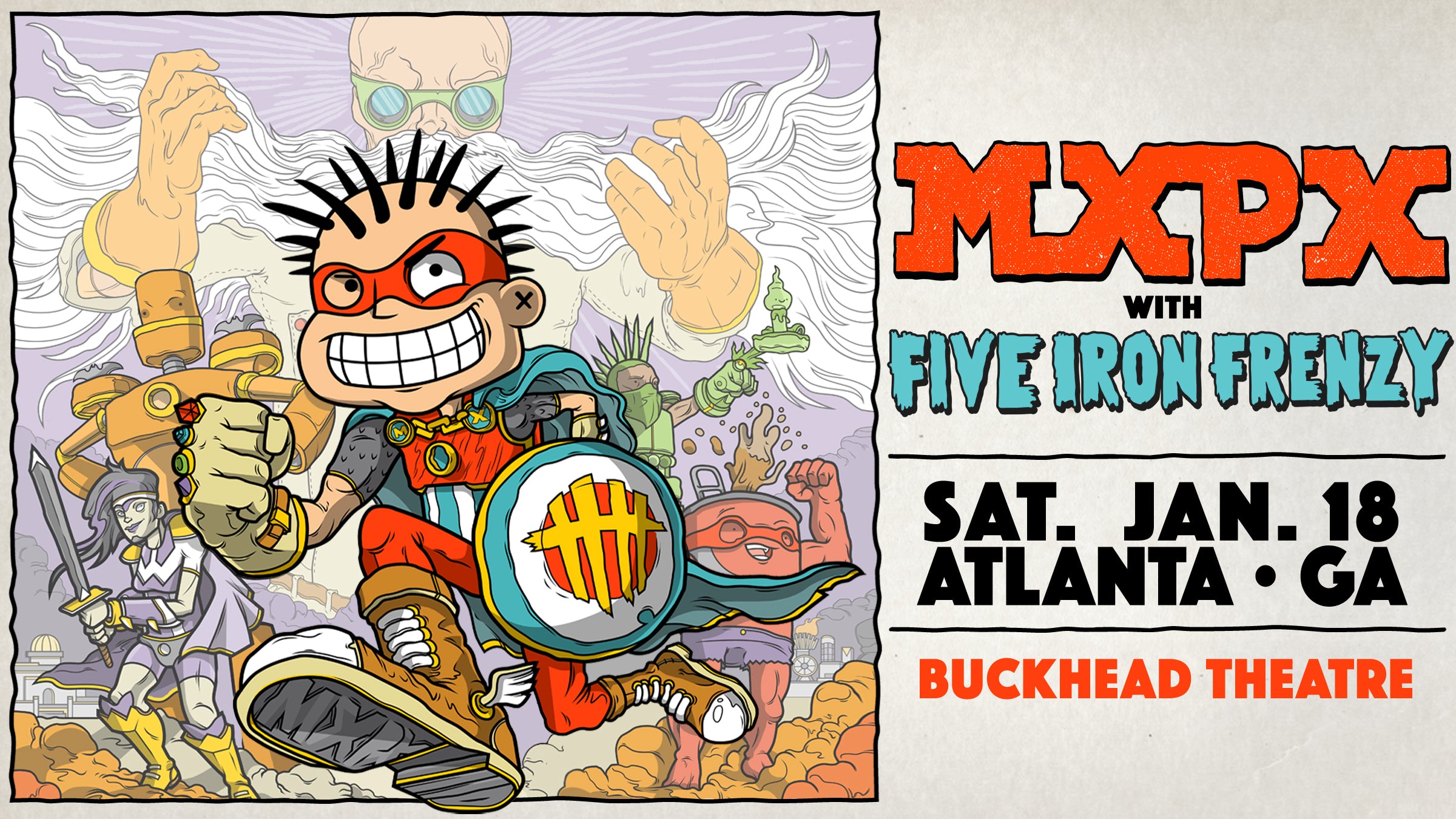 SAT, 18 JAN 2020 - Atlanta, GA - Buckhead Theatre MXPX w/ Five Iron Frenzy