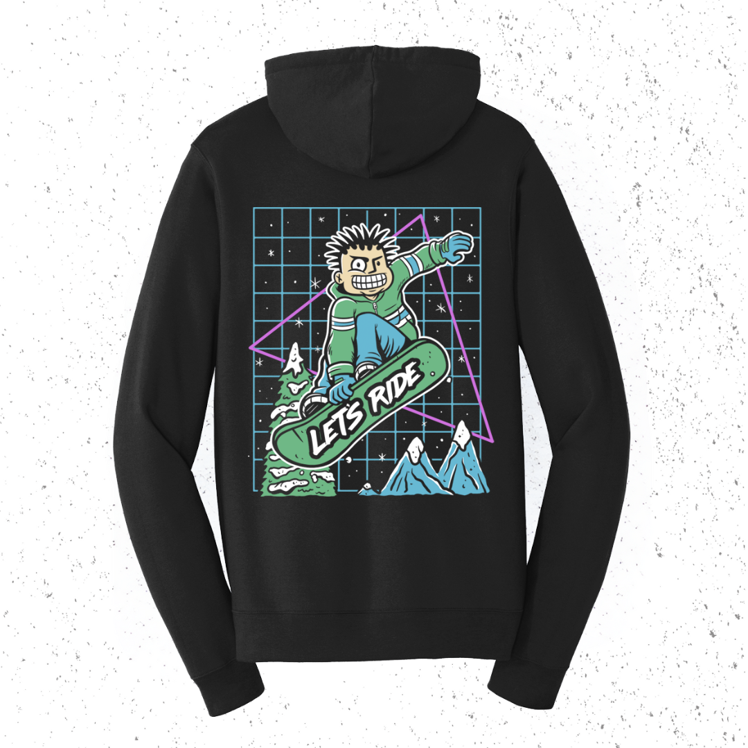 HOODIE - LET'S RIDE - PULLOVER