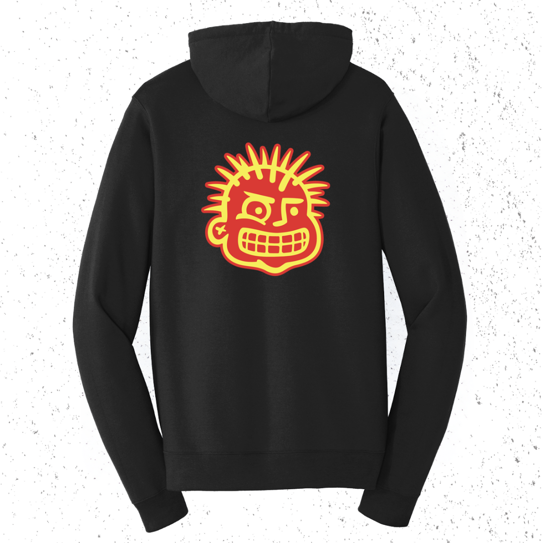HOODIE - LEFT COAST PUNK FIRE - PULLOVER