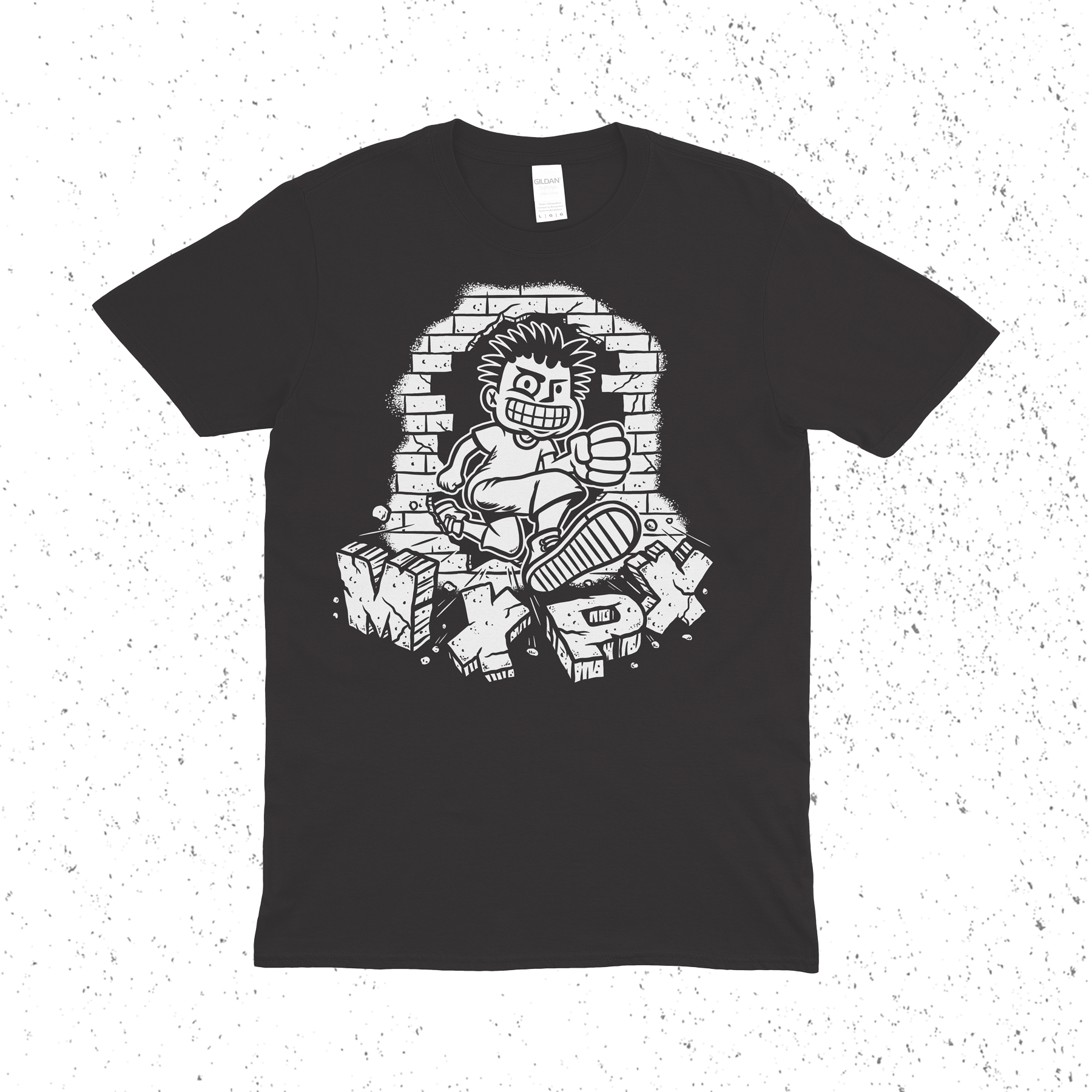T SHIRT - BRICK
