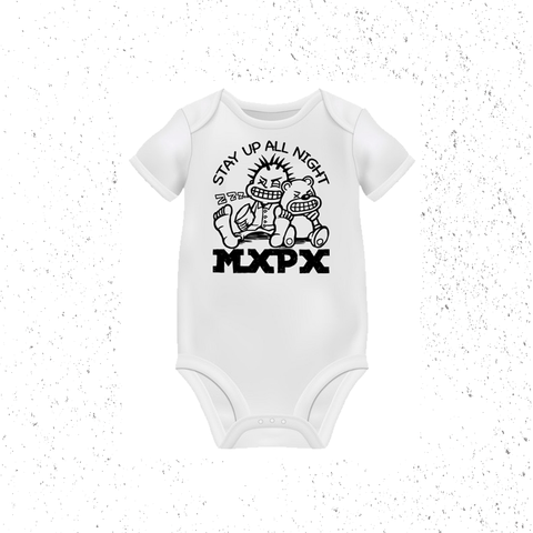 KIDS T SHIRT - STAY UP ALL NIGHT ONESIE