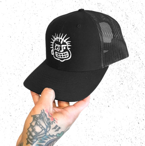 BALLCAP - EMBROIDERED PUNK HEAD