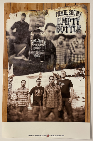 POSTER - TUMBLEDOWN EMPTY BOTTLE  PROMO